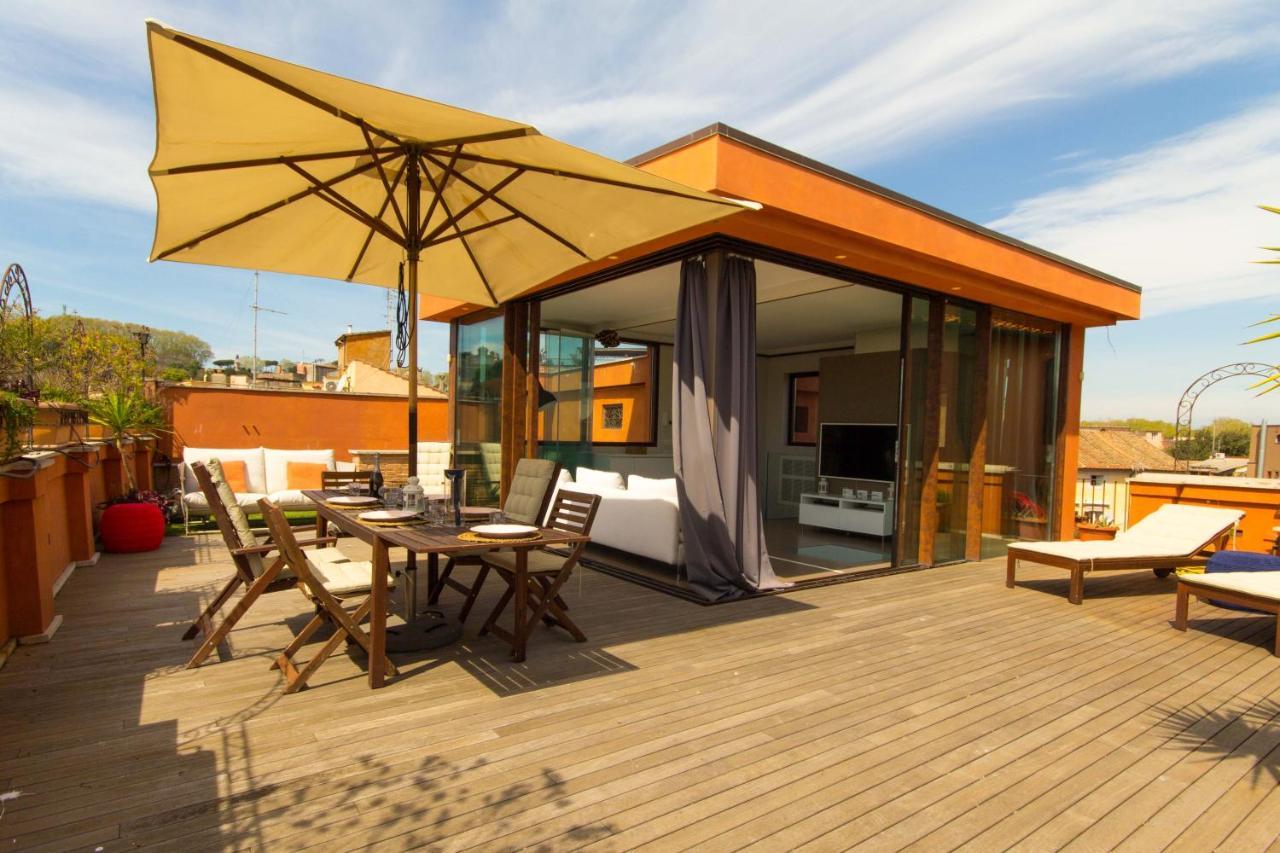Pelliccia 11 Trastevere Penthouse Rzym Zewnętrze zdjęcie