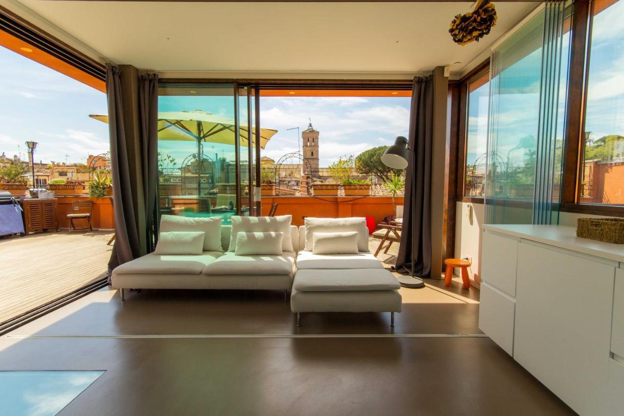 Pelliccia 11 Trastevere Penthouse Rzym Zewnętrze zdjęcie